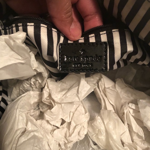 Blue leather kate spade purse - Picture 3 of 6